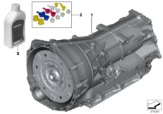 АКПП GA8HP50X - полноприводное т/с для BMW F21N 118dX B47 (схема запасных частей)