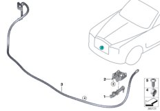 Стеклоочиститель / Сист.омывателей фар для BMW RR1N Phantom EWB N73 (схема запасных частей)