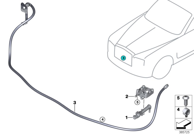 Стеклоочиститель / Сист.омывателей фар для BMW RR2N Drophead N73 (схема запчастей)