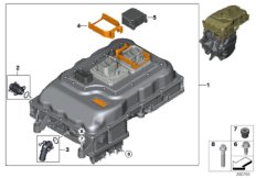 Электронный блок электромашин для BMW I01 i3 60Ah IB1 (схема запасных частей)