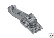 Базовая пластина для BMW F15 X5 25d B47 (схема запасных частей)