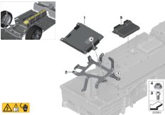 Блоки управления высоковольтн.накопител для BMW I15 i8 B38X (схема запасных частей)