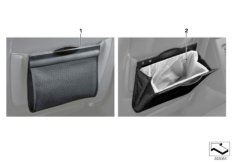Clean Bag для BMW F26 X4 30dX N57N (схема запасных частей)