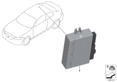 ЭБУ модуля складного верха кабриолета для BMW F23 220d B47 (схема запасных частей)