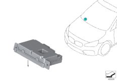 Блок управления KaFAS для BMW F48N X1 20iX B48C (схема запасных частей)