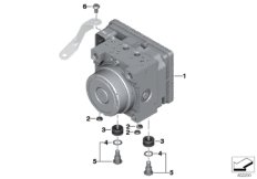 Модулятор давления ABS для MOTO K49 S 1000 XR (0D03, 0D13) 0 (схема запасных частей)