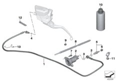 Привод управления сцеплением для BMW K21 R nineT (0A06, 0A16) 0 (схема запасных частей)