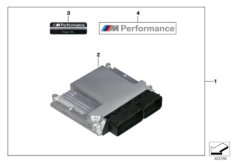 Пакет Power Kit для BMW F26 X4 30dX N57N (схема запасных частей)
