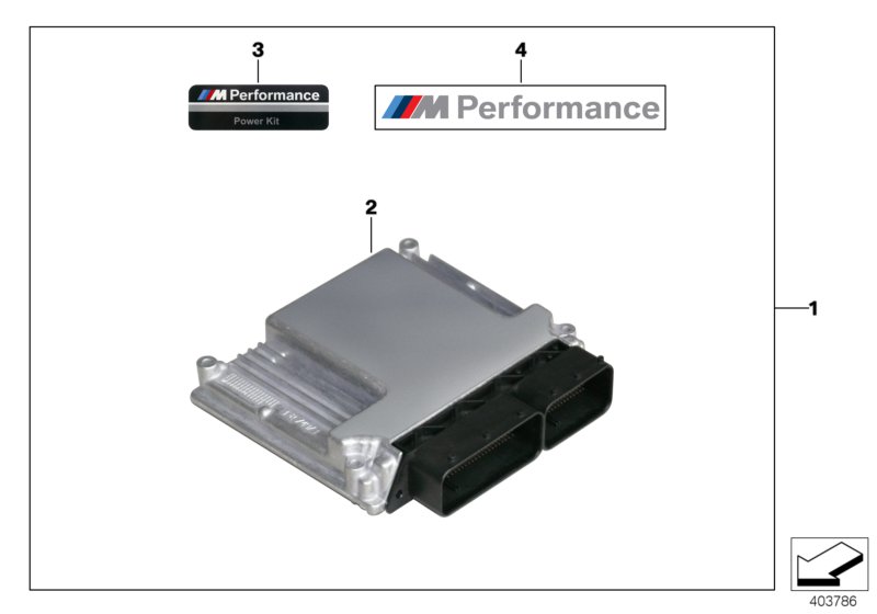 Пакет Power Kit для BMW F26 X4 30dX N57N (схема запчастей)