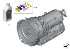 Автоматическая коробка передач GA8P75HZ для BMW F30N 330e B48X (схема запасных частей)