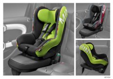 Детское сиденье MINI Junior Seat 1 для BMW R60 Cooper SD N47N (схема запасных частей)
