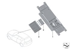 ЭБУ телематических услуг для BMW F20N 120i B48 (схема запасных частей)