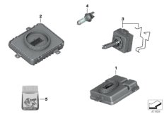 Фары: электронные детали/лампы для BMW K48 K 1600 GT 17 (0F01, 0F11) 0 (схема запасных частей)