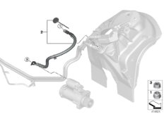 Провод батареи/провод стартера для BMW F15 X5 40eX N20 (схема запасных частей)