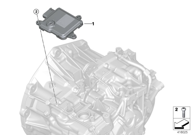 GA8F22AW, электр.система управления КПП для BMW F46 218dX B47 (схема запчастей)