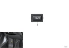Выключатель отпирания багажного отдел. для BMW I01N i3s 94Ah Rex XB4 (схема запасных частей)