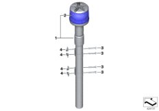 Светодиодный вращ.проблесковый маяк для MOTO K26 R 900 RT 05 SF (0367,0387) 0 (схема запасных частей)