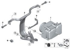 Модулятор давления ABS для BMW K71 F 800 S (0216,0226) 0 (схема запасных частей)
