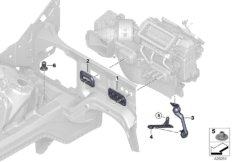 Различные втулки / уплотнения для BMW F15 X5 35iX N55 (схема запасных частей)