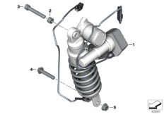 Амортизационная стойка ESA Зд для MOTO K49 S 1000 XR (0D03, 0D13) 0 (схема запасных частей)