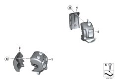 Комбинированный выключатель на руле для MOTO K72 F 800 GS 08 (0219,0229) 0 (схема запасных частей)
