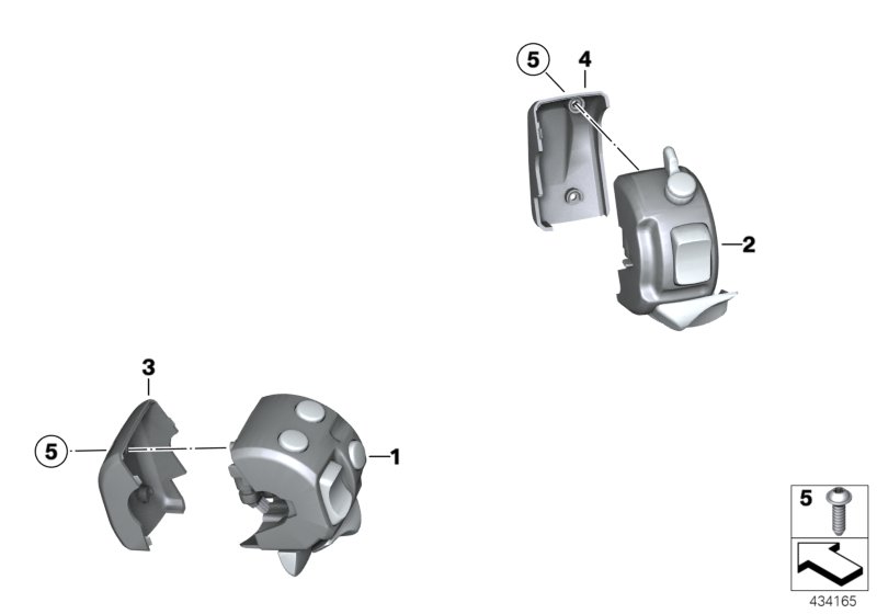 Комбинированный выключатель на руле для MOTO K71 F 800 S (0216,0226) 0 (схема запчастей)