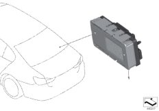 Распределитель тока модуля LIN для BMW G01 X3 18d (TX11) B47 (схема запасных частей)