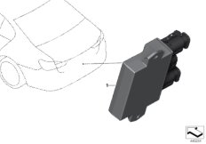 Блок управления Smart Opener для BMW F91 M8 S63M (схема запасных частей)