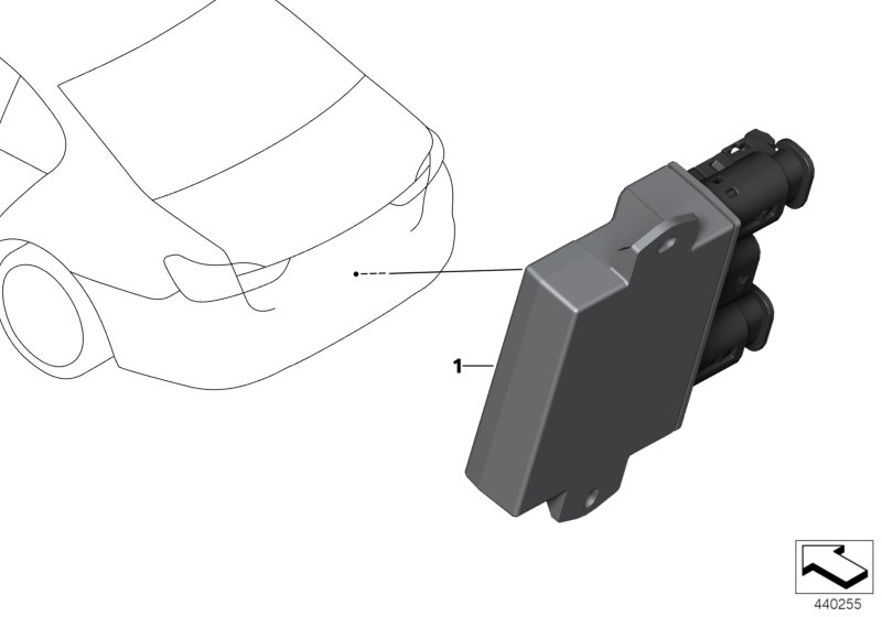 Блок управления Smart Opener для BMW G05 X5 40iX B58C (схема запчастей)