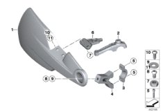 Защита рук для MOTO K25H HP2 Enduro (0369,0389) 0 (схема запасных частей)