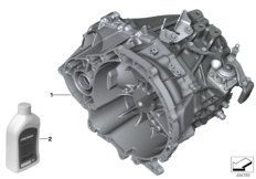 МКПП GS6X60DA для BMW F48 X1 18dX B47 (схема запасных частей)