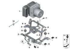 Модулятор давления I-ABS 2-го поколения для MOTO K40 K 1300 S (0508,0509) 0 (схема запасных частей)