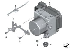 Модулятор давления ABS для MOTO K42 HP4 (0D01, 0D11) 0 (схема запасных частей)
