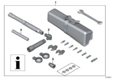 Бортовой инструмент, комплект для ТО для BMW K52 R 1200 RT (0A03, 0A13) 0 (схема запасных частей)