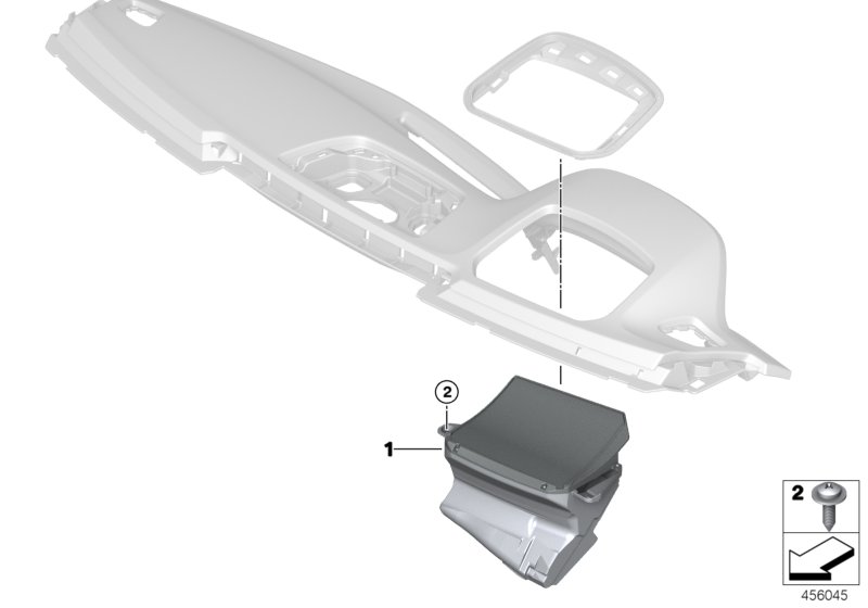 Дисплей на лобовом стекле для BMW G01 X3 20i (TR12) B48 (схема запчастей)