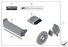 Пакет Power Kit для BMW F11N 520dX B47 (схема запасных частей)