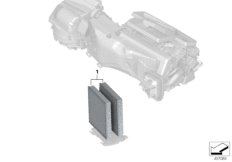 Микрофильтр/фильтр с активирован.углем для BMW F91 M8 S63M (схема запасных частей)
