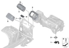 Различные втулки / уплотнения для BMW G31 520dX B47D (схема запасных частей)