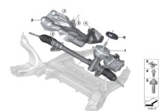 Электрическое рулевое управление для BMW F56 One B38 (схема запасных частей)