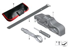 бортовой инструмент для BMW F48N X1 18i B32 (схема запасных частей)