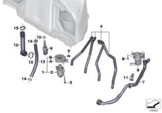 Система регулировки холостого хода для BMW K44 K 1200 GT (0587,0597) 0 (схема запасных частей)