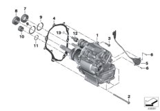 МКПП для BMW K48 K 1600 GTL Excl. (0603, 0613) 0 (схема запасных частей)