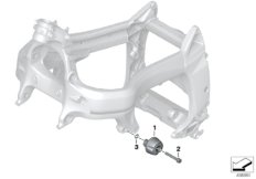 Прокладки для регулировки развала для MOTO K43 K 1200 R Sport (0585,0595) 0 (схема запасных частей)