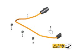 Жгут проводов электромашины для BMW K17 C evolution (0C03) 0 (схема запасных частей)