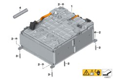Модуль высоковольтного накопителя для BMW K17 C evolution (0C03) 0 (схема запасных частей)