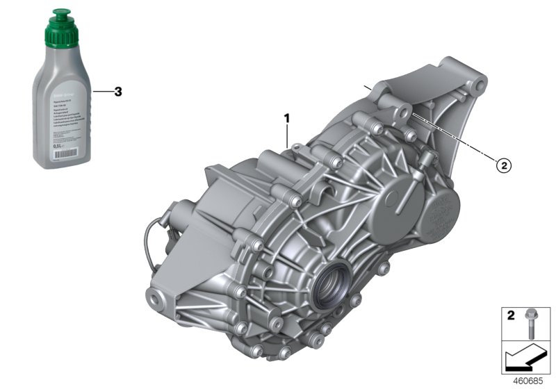 Электропривод / крепление для BMW M13 Zinoro 60H/100H B38X (схема запчастей)