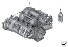 Двигатель для BMW K43 K 1200 R (0584,0594) 0 (схема запасных частей)