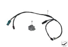 Комплект дооснащения разгрузочным реле для MOTO K21 R nineT (0A06, 0A16) 0 (схема запасных частей)