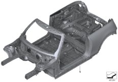 Каркас кузова для MINI F57 Cooper SD B47 (схема запасных частей)