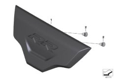 Подушка сиденья для MOTO K46 S 1000 RR 17 (0D50, 0D60) 0 (схема запасных частей)